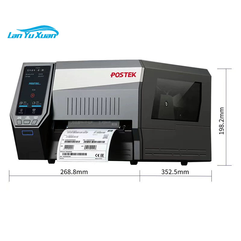 Barcode Printer - POSTEK GX3r Multifunctionele interactieve barcode-etiketprinter 300dpi