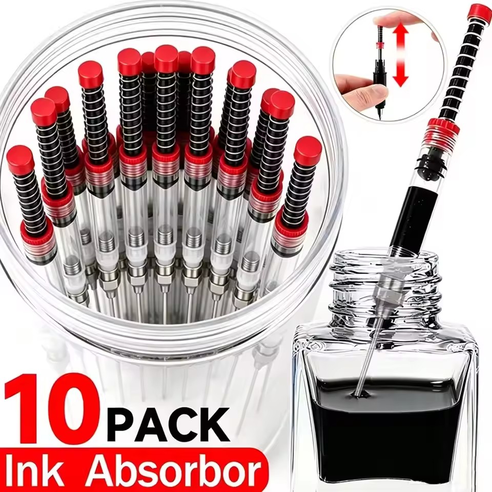 Ink Cartridge - 1-10 stuks Vulpen Inktvuller Spuit Absorber