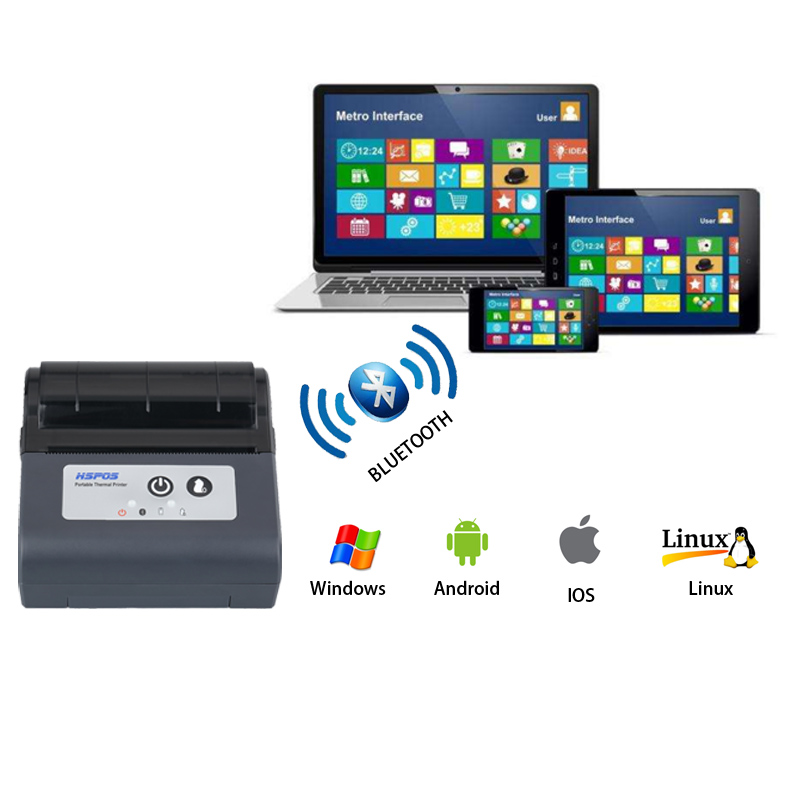 Draagbare bonprinter op batter - Receipt Printer recensie en prijs