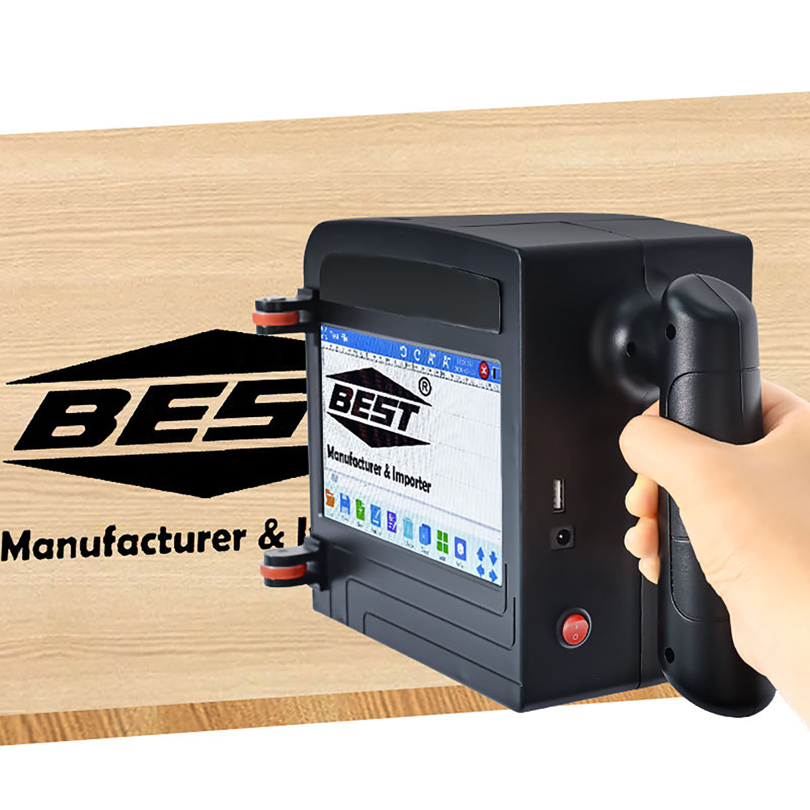 ZM-C100 10CM draagbare handpri - Barcode Printer recensie en prijs