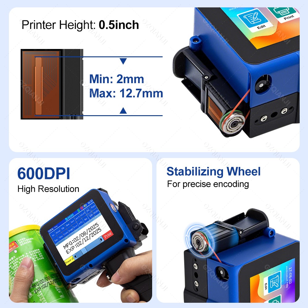 12,7 mm labelinkjetprinter Han - Label Maker recensie en prijs