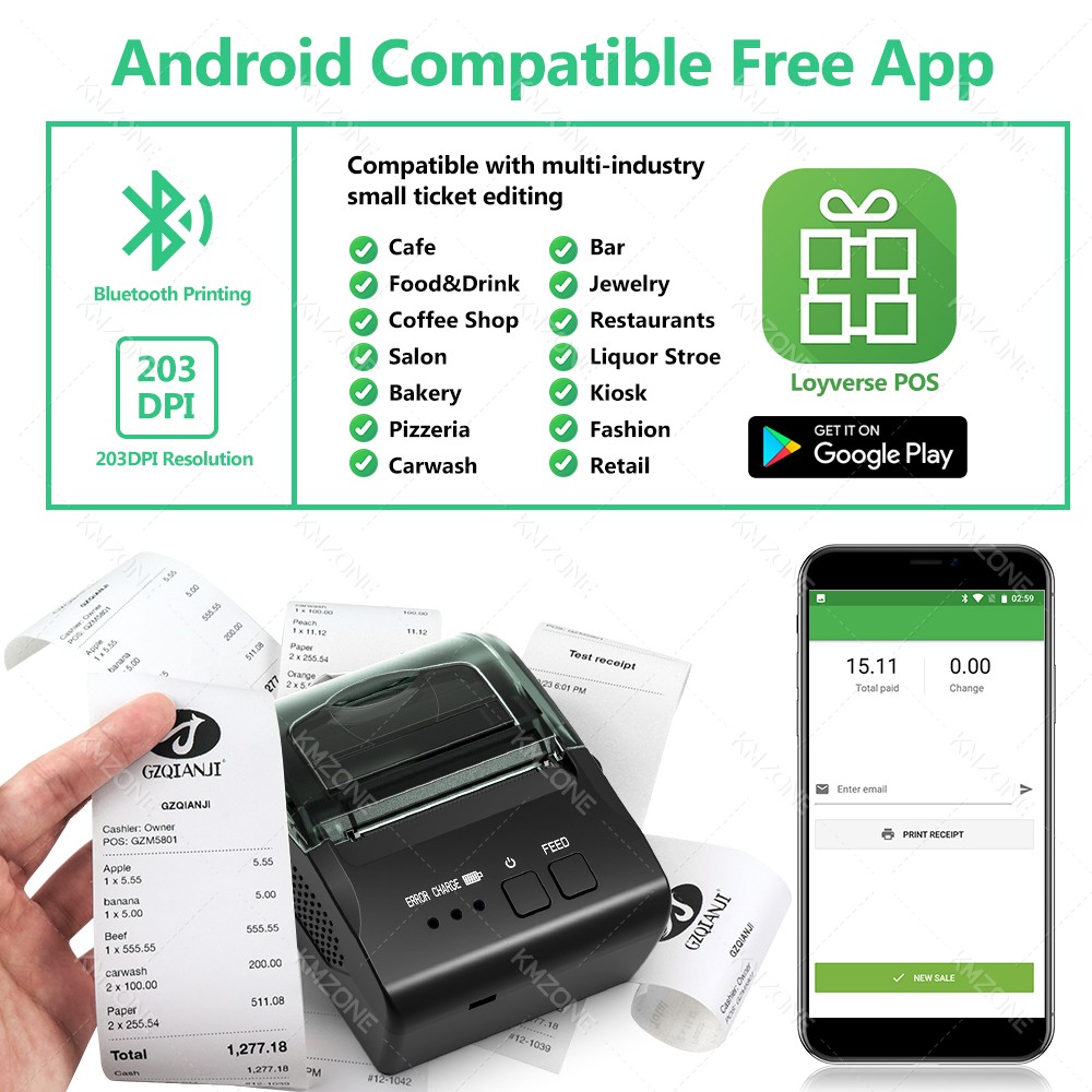 Pos Bon Mobiele Mini Printer D - Commercial Book Printing Machines recensie en prijs